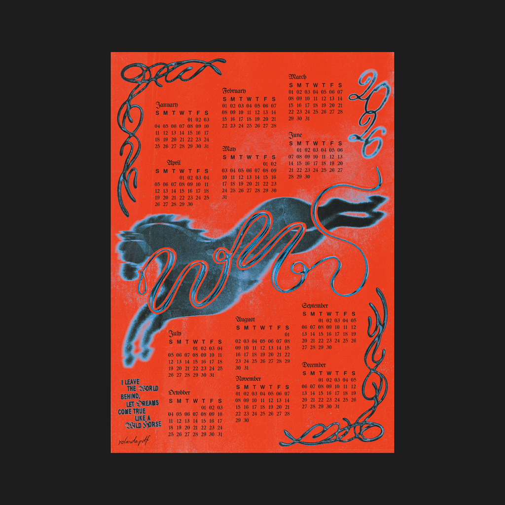 2026 Wild Horse Calendar